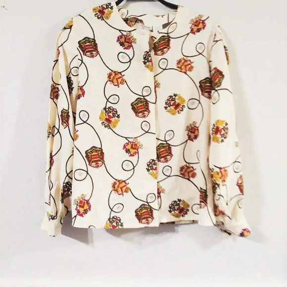 Vintage Marlis Print Bloused - Picture 2 of 6